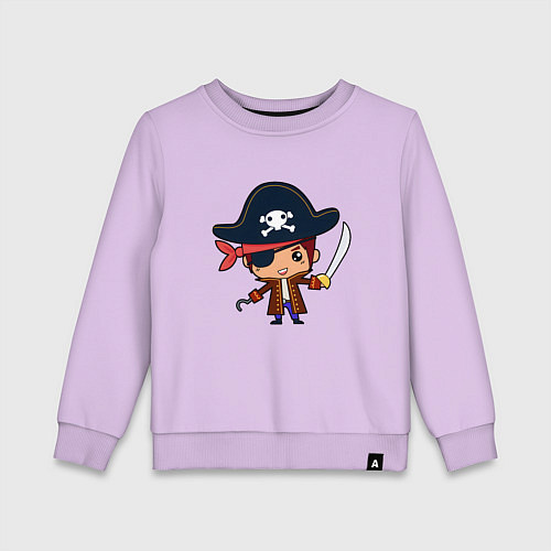 Детский свитшот Пират муж - для пары / Лаванда – фото 1