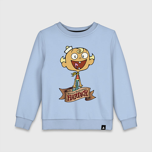 Детский свитшот Флэпджек - матрос / Мягкое небо – фото 1