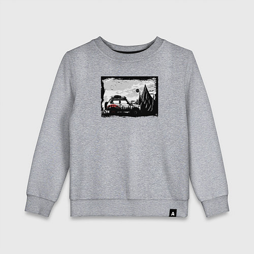 Детский свитшот Дикая страна / Меланж – фото 1