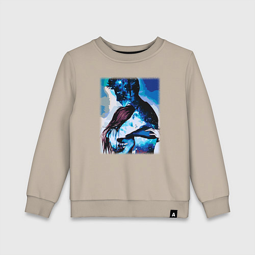 Детский свитшот Ты мой космос / Миндальный – фото 1