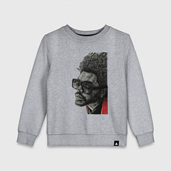 Детский свитшот Blinding lights the weeknd