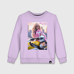 Детский свитшот Barbie racing - Kawasaki Ninja