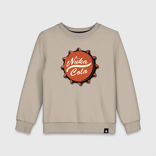 Детский свитшот Fallout - Nuka Cola stopper / Миндальный – фото 1