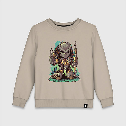 Детский свитшот Хищник / Миндальный – фото 1