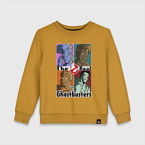 Детский свитшот The real ghostbusters / Горчичный – фото 1