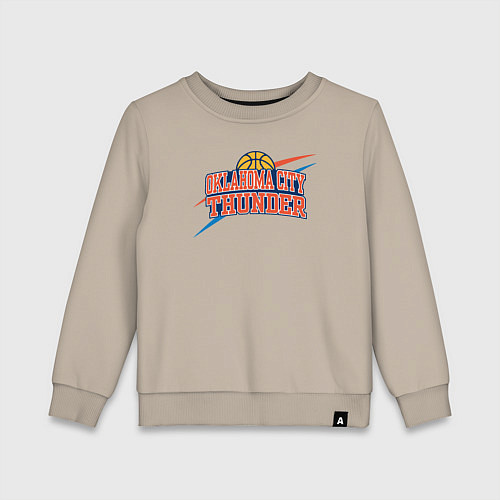 Детский свитшот NBA Oklahoma / Миндальный – фото 1