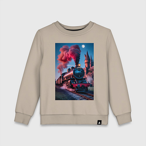Детский свитшот Хогвартс-Экспресс / Миндальный – фото 1
