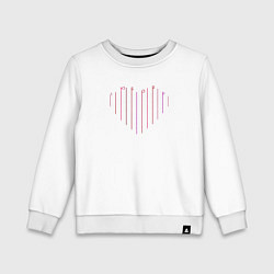 Детский свитшот Любовь на сердце