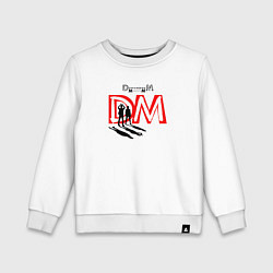 Свитшот хлопковый детский Depeche Mode - Memento Mori Fletch rip, цвет: белый