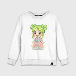 Детский свитшот Билли Айлиш в стиле аниме