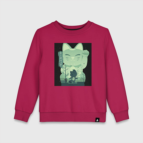 Детский свитшот Neko Turbo Granny Dandadan / Маджента – фото 1