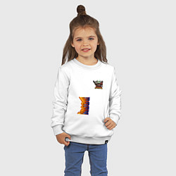 Свитшот хлопковый детский Doom персонаж из игры, цвет: белый — фото 2