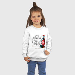 Свитшот хлопковый детский Nuka cola - Fallout, цвет: белый — фото 2