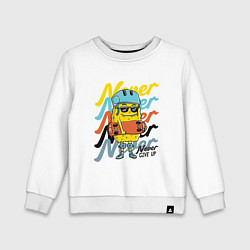 Свитшот хлопковый детский Лимончик, цвет: белый