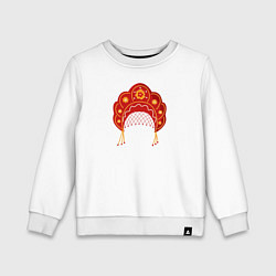 Детский свитшот Старинный русский головной убор кокошник