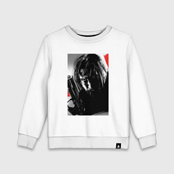 Свитшот хлопковый детский John Wick killer, цвет: белый