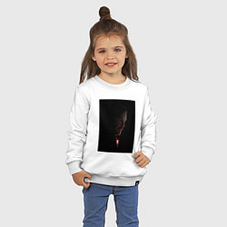 Свитшот хлопковый детский John Wick in the dark, цвет: белый — фото 2