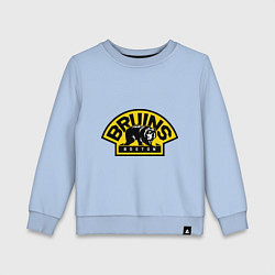 Свитшот хлопковый детский HC Boston Bruins Label, цвет: мягкое небо