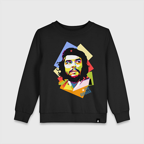 Детский свитшот Che Guevara Art / Черный – фото 1