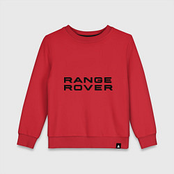 Свитшот хлопковый детский Range Rover, цвет: красный
