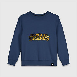 Свитшот хлопковый детский League of legends, цвет: тёмно-синий
