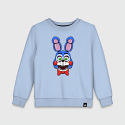 Свитшот хлопковый детский Toy Bonnie FNAF, цвет: мягкое небо