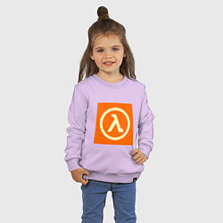 Свитшот хлопковый детский Half-Life, цвет: лаванда — фото 2