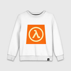 Свитшот хлопковый детский Half-Life, цвет: белый