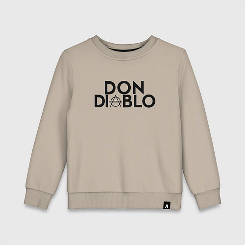Детский свитшот Don Diablo / Миндальный – фото 1