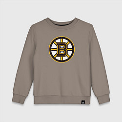 Свитшот хлопковый детский Boston Bruins, цвет: утренний латте