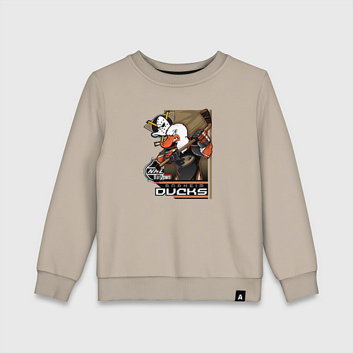 Детский свитшот Anaheim Ducks / Миндальный – фото 1