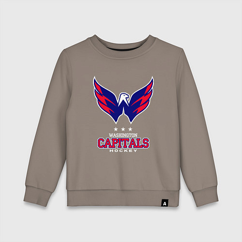 Детский свитшот Washington Capitals / Утренний латте – фото 1