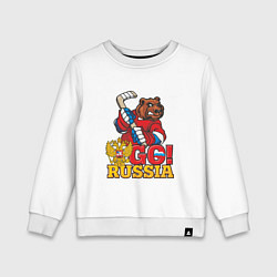 Детский свитшот Hockey: Go Russia