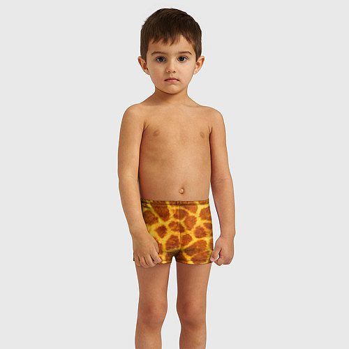 Детские плавки Шкура жирафа - текстура / 3D-принт – фото 3