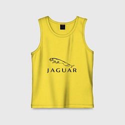 Майка детская хлопок Jaguar, цвет: желтый