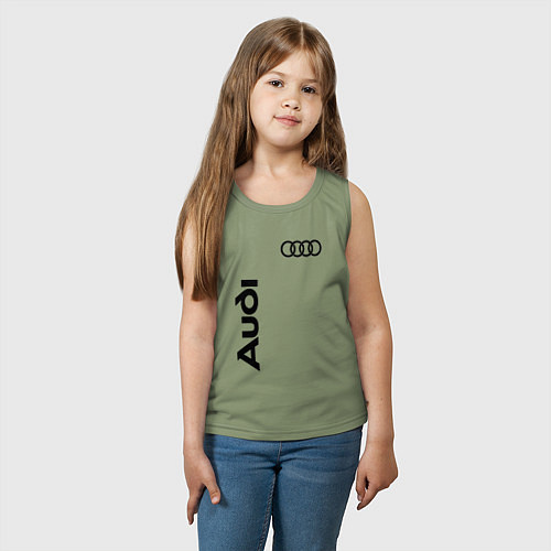 Детская майка Audi Style / Авокадо – фото 3