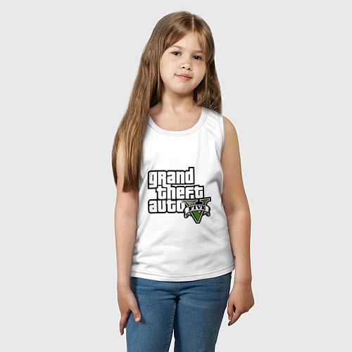 Детская майка GTA Five / Белый – фото 3