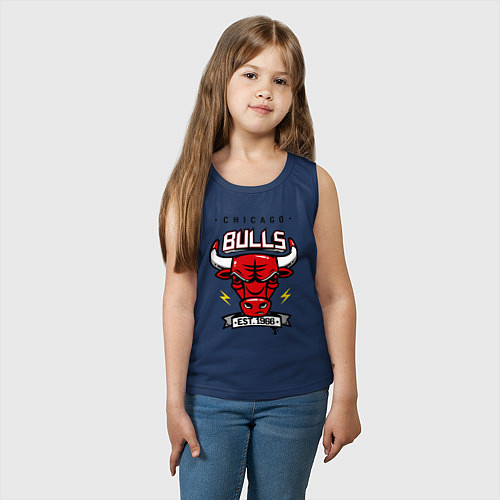 Детская майка Chicago Bulls est. 1966 / Тёмно-синий – фото 3