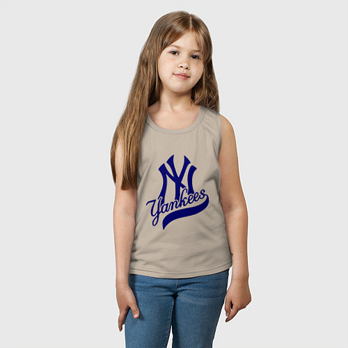 Детская майка NY - Yankees / Миндальный – фото 3