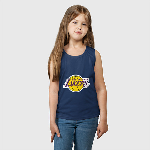 Детская майка LA Lakers / Тёмно-синий – фото 3