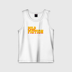 Майка детская хлопок Pulp Fiction, цвет: белый