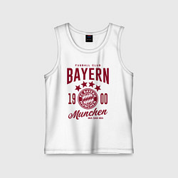 Майка детская хлопок Bayern Munchen 1900, цвет: белый