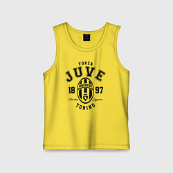 Майка детская хлопок Forza Juve 1897: Torino, цвет: желтый