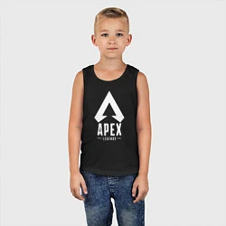 Майка детская хлопок Apex Legends, цвет: черный — фото 2