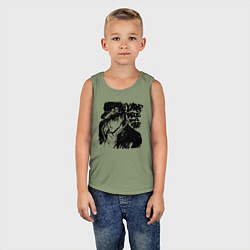 Майка детская хлопок JoJo, цвет: авокадо — фото 2