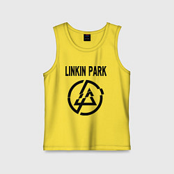 Майка детская хлопок Linkin Park, цвет: желтый