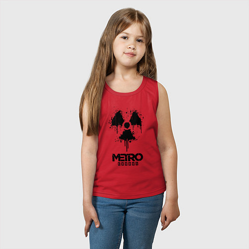 Детская майка METRO EXODUS / Красный – фото 3