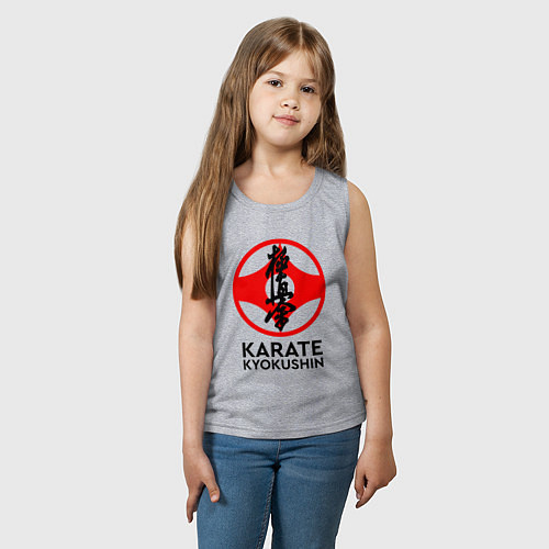 Детская майка Karate Kyokushin / Меланж – фото 3