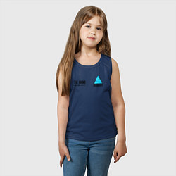 Майка детская хлопок RK800 CONNOR, цвет: тёмно-синий — фото 2