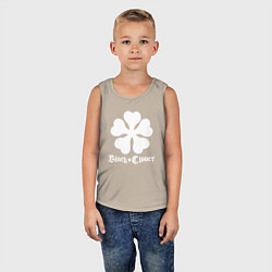 Майка детская хлопок Black Clover, цвет: миндальный — фото 2